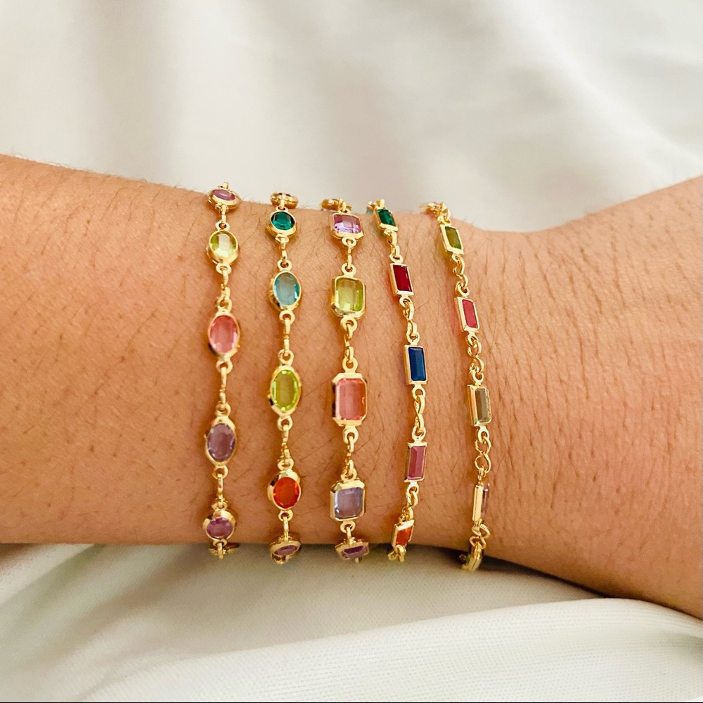 Multicolor Crystal Bracelet